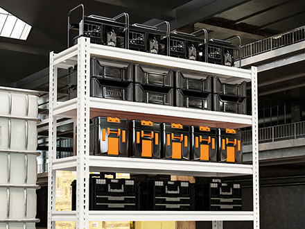 Logistics industry shelf display case 3